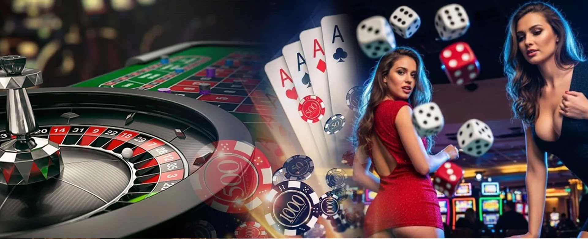 Hero image featuring mobile gaming and online casino excitement